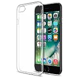 iPhone 7 Slim Case, ILUXUS Thin Fit & Lightweight Soft Flexible TPU Silicone Protective Case Cover, ILUXUS Transparent Crystal Clear Ultra Slim Thin Case for Apple iPhone 7 4.7 inches-Clear