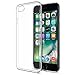 iPhone 7 Slim Case, ILUXUS Thin Fit & Lightweight Soft Flexible TPU Silicone Protective Case Cover, ILUXUS Transparent Crystal Clear Ultra Slim Thin Case for Apple iPhone 7 4.7 inches-Clear