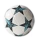 adidas Performance Champions League Finale Capitano Soccer Ball, White/Core Black/Dark Green/Blue/Aqua, Size 4