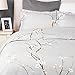 BEDSURE Twin Duvet Cover Set Spring Bloom Pattern with Zipper Closure