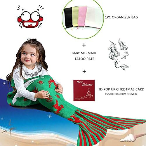 Amazing Mermaid Tail Blanket By ACRIMAX –Comfortable & Soft Design, Eco-Friendly & Hypoallergenic Material, Breath-Taking Gift Idea