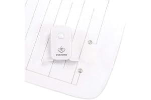 Guardian Bedside Bedwetting Alarm for Kids, Teenagers & Adults with Loud Sound & Strong Vibration to Wake Up Deep Sleepers (Bed), White