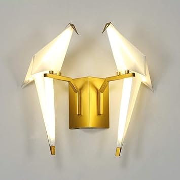 Little Bird Wall Lamp Origami Kranich Vogel Wandlampe 8w Led
