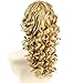 Spiral Curly Hair Piece Blonde mix Ponytail Irish Dance Extension