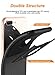 DTTO iPhone 8 Plus Case, iPhone 7 Plus Case, [Instinct Series] Hybrid Protective Cover Case with Flexible Inner Case and Detachable Hard Backplate for Apple iPhone 8 Plus(2017)/7 Plus(2016), Black