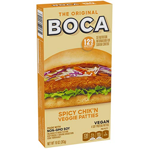 1 Boca+Spicy+Chikn+Vegan+Patties