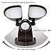 16W Dual-Head LED Outdoor Security Light, ETL-Listed Motion Activated Floodlight, 5000K Daylight, Weatherproof Directional Protection Lighting for Yard/Porch/Garden/Garage/Attic