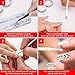Anezus 7100 Pcs Nail Art Rhinestones Nail Gems Kit with 30 Assorted Colors Nail Art Striping Tape and Pickup Tools for Nail Art Supplies Accessories