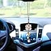 H&D HYALINE & DORA Car Rearview Mirror Hanger Hanging Ornament,Crystal Suncatcher for Window (Flower)