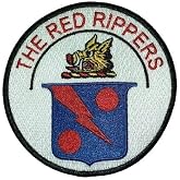 VF-11 / VFA-11 Red Rippers Squadron Patch &ndash; with Hook and Loop