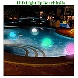 Paradise Treasures Light up Beach Ball with Color Changing LED