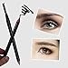 TC Joy Waterproof Eyebrow Pencil, with Pencil Sharpener and Brow Brush, Dark coffee-3#