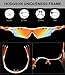 HODGSON Sports Sunglasses Polarized for Men Women with 5 Interchangeable Lenses (Orange)