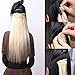 S-noilite 8PCS/SET Full Head Clip in Hair Extensions 140Grams Thick Real Natural Synthetic Hairpiece(26inches-straight, Dark Brown)