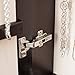 Belham Living Lighted Wall Mount Locking Jewelry Armoire - - 14.5W x 50H in.