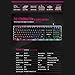 Shan-S Wired Gaming Keyboard, AK-700 Game Backlit Gaming Keyboard with Backlight RGB Gamer for Computer PC Laptop LED 7 Color Backlit Keycaps Key Cap Board USB Keybord Playerthumb 3