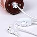 JD Gems White Cord Himalayan Salt Lamp Cord with Dimmer Original Replacement UL-Listed with One Bulbs, 3