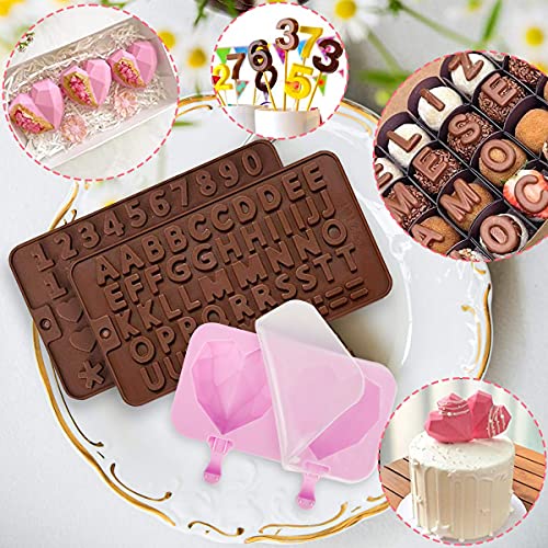 Popsicle Molds, Letter Molds and Number Chocolate Molds, Cake Molds