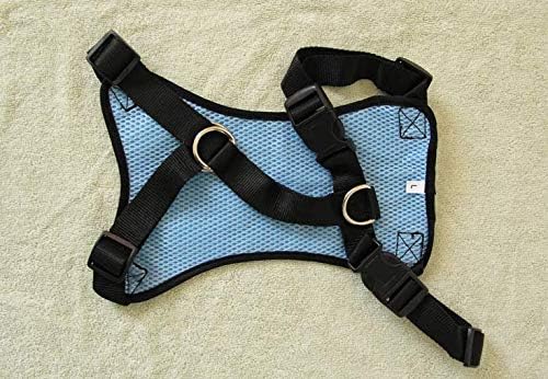 New G Line Blue Dog Harness Breathable Comfortable Pet Vest Adjustable Soft Padded Dog Power Strap, size L - Image 4