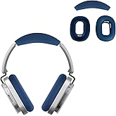 KONXISA for Nothing Headphone (1) Case Cover, 2 Sets Silicone Sweat Cover, Eeadphones Protective Case for Nothing Headphone (1) Silicone Ear Pads & Headband Protector, Washable Sweatproof, Blue