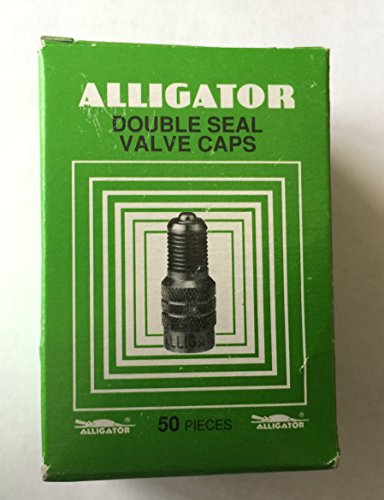 Alligator V2B 50 Pack Inflate Through Valve Stem Cap "Gator" Auto RV Semi
