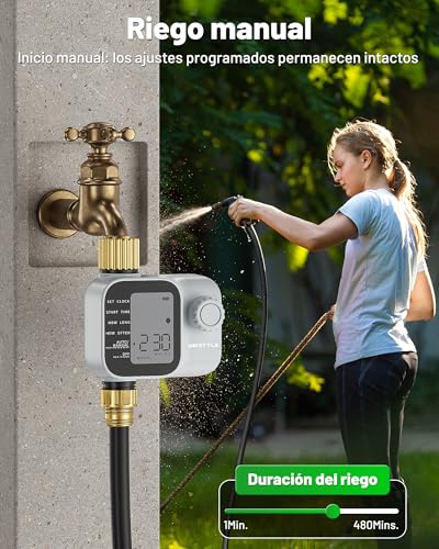 Unistyle Irrigation Programmer | New Edition 2026: Automatic Garden Irrigation Timer, Simple and Intuitive Handling, High Strength Brass Connection, Flexible Irrigation Programs