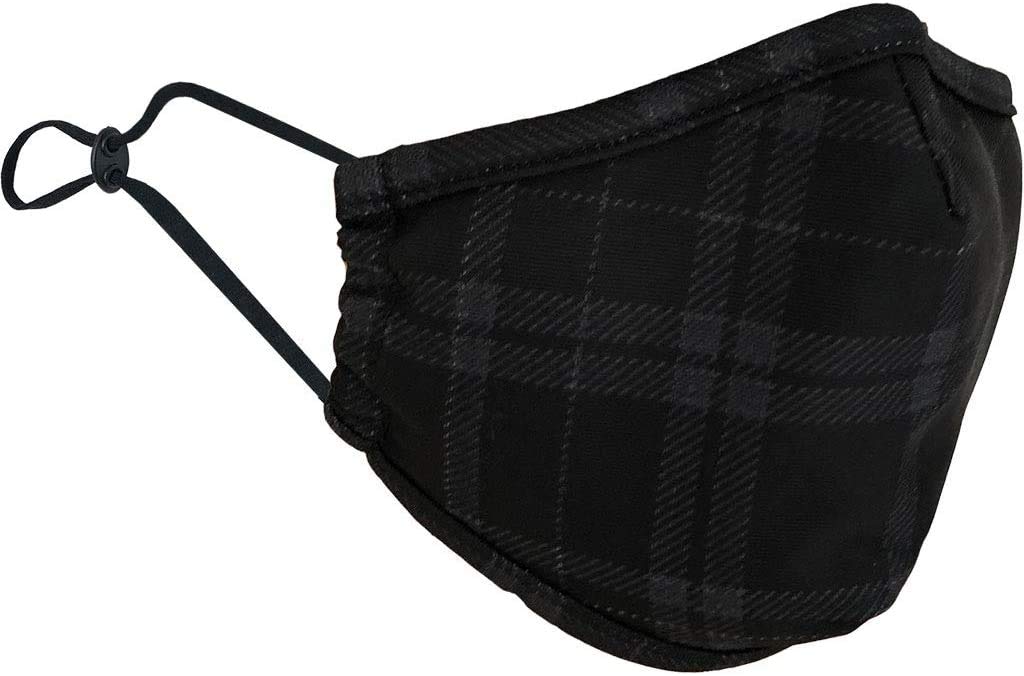 Keep Safe Reusable Face Mask Protection Washable Mouth & Nose Shield Breathable Anti Smoke Pollution Motorcycle Sport (Tartan, Large)