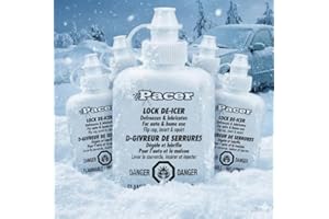 Lock De-Icer, Defroster & Lubricant, for Auto & Home Use, 30 mL, Pack of 5
