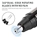 Nose Hair Trimmer Ear Trimmer for Men Women, Electric Hair Clippers Trimmers Remover Ear trimmer/Nose trimmer with Water Resistant Dual Edge Blades, Mute Motor,Battery-Operated, IPX7 Waterproof