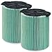 WORKSHOP Wet/Dry Vacs Vacuum Filters WS23200F2 HEPA Media Filter For Shop Vacuum Cleaner (2pk - HEPA Media Filter For Wet/Dry Vacuum Cleaner) Fits WORKSHOP 5-Gallon to 16-Gallon Shop Vacuum Cleaners