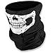HD Stretchable Windproof Black Tribal Classic Skull Soft Polyester Half Face Mask Snowboard Snowmobile Snow Ski Facemask Headwear