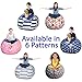 Extra Large Stuffed Animal Storage Bean Bag Cover | Europe Made & Lab Tested Fabric | The Ultimate Storage Solution to Clean Up & Organize Kid's Room | Free E-Book (Blue-Black/White)