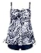 Septangle Women's Plus Size Bathing Suits Paisley Print Two Piece Swimsuit