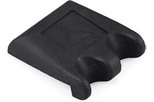 ICZW Portable Billiards Snooker Stick Rack Pool Cue Holder Stand for 2 Pool Cues (Black)