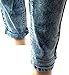 L,Square Womens Plus Size Stretch Distressed Ripped Blue Skinny Denim Jeans Pants (24, L,Square Dark Blue Ls-78404ms-7)