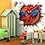 Jiahui Brand DIY Removable Spiderman 3D Cracked Children Themed Art Boy Room Wall Sticker Home Decal, Peel and Stick Wall Decal for Kids Room Wall Decor