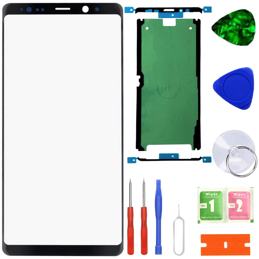 XFU LCD Front Glass Replacement repair Kit is Compatible With Samsung Galaxy Note 9 N960 Front Glass of Display(With Repair Tools)
