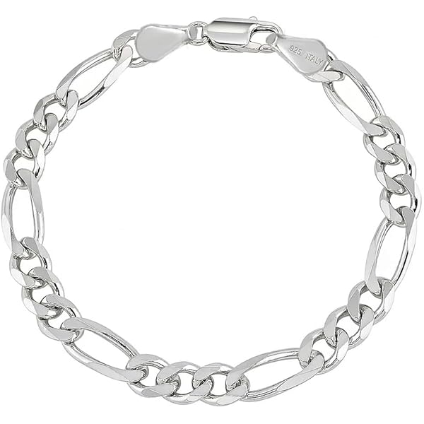 Verona Jewelers Sterling Silver Italian Curb Cuban Link Chain