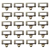 DD-life 20Pcs Antique Iron Label Frame Card Holder