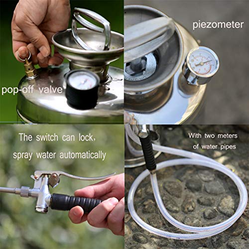 CLICIC Stainless Steel Sprayer Professional with Backpack (1.5 Gallon) - Thumbnail 5