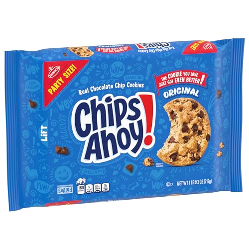 NABISCO CHIPS AHOY! CHIPS AHOY! ORIGINAL CHOCOLATE CHIP COOKIES, PARTY SIZE, 25.3 OZ