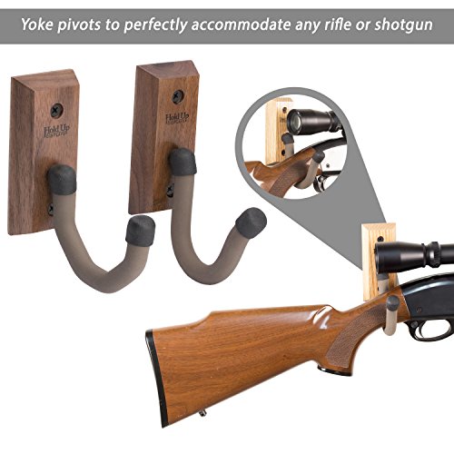 Hold Up Displays Horizontal Gun Rack and Shotgun Hooks Store Any