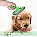 PetExpert Slicker Brush Professional Dog Slicker Brush Removes Loose Undercoat Tangled Knots &Matted Fur Cat Slicker Brush for Grooming Self Cleaning Slicker Brush Fits Small Large Dog & Cat