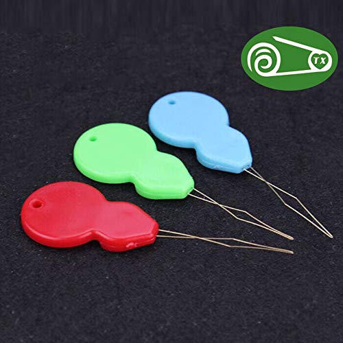 Potelin Plastic Needle Threaders with Clear Box Random Color 5 Pieces - Thumbnail 2