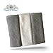 Brooklyn Bamboo Kitchen Dish Hand Towels Soft, Absorbent More Durable Than Cotton Beautiful 3Pc Set Unique, Hypoallergenic, 26x18 Inches