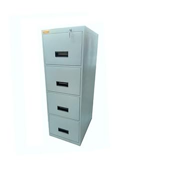 Generic Metal File Cabinet 4 Drawer Grey Amazon In Office Products
