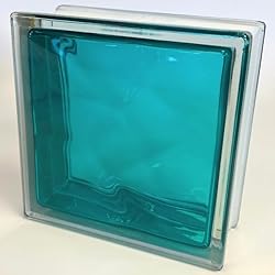 Quality Glass Block 7.5 x 7.5 x 3 Brilly Wave