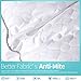BINMA Bed Pillow Queen, Hypoallergenic Bedding Pillow, Anti-Mite Silk Cotton and Feather Velvet for Breathable and Softer Sleeping
