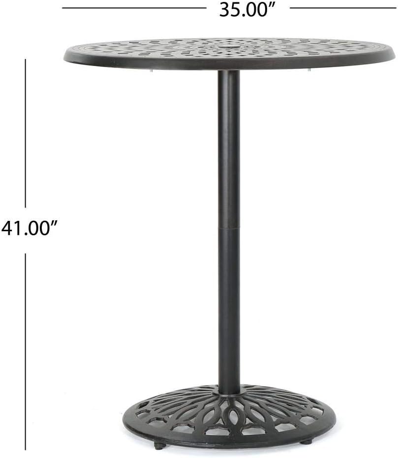 Amazon Com Noble House Arlana Shiny Copper Aluminum Outdoor