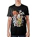 Looney Tunes Group Black T-Shirt-XL